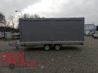 EDUARD 5020 -GD- Hochlader, Auffahrschienen & Winde, Bordwände 30cm -3500kg- Lfh: 63cm -195/50R13 mit Hochplane SP-Line Schiebeplane links und rechts