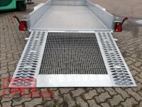 Saris Magnum MG 406 184 3500 2 - Maxx ForceOne 3500 - Maschinentransporter - Ladehöhe: 40 cm - Alu Boden - Auffahrrampe geschlossen