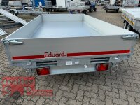 EDUARD 3318 -GD- 3 Seitenkipper, Auffahrschienen, Bordwände 30cm -3000kg- E & H-Pumpe - Lfh: 63cm -195/50R13