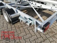 Eduard 3500 KG - 3 Seitenkipper -  Gebremster Doppelachser - 3.3x1.8m - 40 cm ALU Wände - Ladehöhe:63 cm - 195/50R13C - Auffahrrampen - E-Pumpe