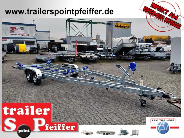 TPV ( Böckmann ) BA 3500-R Bootstrailer 3500 kg für Boote bis ca. 9 m