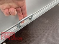 Eduard 2700 KG Multitransporter - Gebremste Doppelachser - 4.0x2.0m - Ladehöhe:63 cm - 195/50R13 - Auffahrschienen & Winde - Bordwände 30cm mit 70 cm Laubgitter