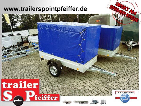 TPV TL-EU2 - Anhänger ungebremst - 100 KM/H mit Hochplane SP-Line