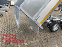 EDUARD 2615 -UD- Heckkipper, Bordwände 30cm -0750kg- H-Pumpe - Lfh: 63cm -195/50R13 mit Stahl - Kastenaufsatz - Stützrad