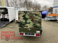 TPV TL-EU2 Bronzegrün Anhänger mit Hochplane Spitzdach  " BOYS ON THE ROAD ( camouflage ) " AKTION für echte Kerle !