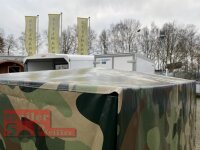TPV TL-EU2 Bronzegrün Anhänger mit Hochplane Spitzdach  " BOYS ON THE ROAD ( camouflage ) " AKTION für echte Kerle !