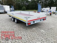 Eduard 2700 KG Hochlader - Gebremste Doppelachser - 4.56x2.0m - Ladehöhe:63 cm - 195/50R13 - Bordwände 30cm