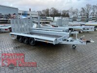 Vlemmix MT-4018-3500 - I - Maschinentransporter - Baggeranhänger 400 x 180 - 3500 kg - 3 Achser