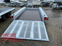 Vlemmix MT-4018-3500 - M - Maschinentransporter - Baggeranhänger 400 x 180 - 3500 kg - 3 Achser