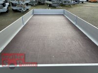 Eduard 3500 KG Hochlader - Gebremste Tridem-Achser - 4.5x2.0m - Ladehöhe:56 cm - 195/55R10 - ALU Bordwände 30cm - ALU Auffahrrampen