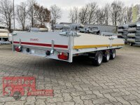 Eduard 3500 KG Hochlader - Gebremste Tridem-Achser - 4.5x2.0m - Ladehöhe:56 cm - 195/55R10 - ALU Bordwände 30cm - ALU Auffahrrampen