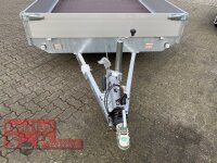 Eduard 3500 KG Hochlader - Gebremste Tridem-Achser - 4.5x2.0m - Ladehöhe:56 cm - 195/55R10 - ALU Bordwände 30cm - ALU Auffahrrampen