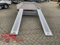 EDUARD 4020 -GT- Hochlader, Auffahrschienen & Winde, Bordwände 30cm -3500kg- Lfh: 56cm -195/55R10