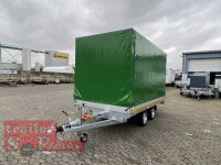 Eduard 2700 KG Multitransporter 356 x 180 - 2.700 kg - 63 cm Ladekante - Rampen und Winde mit Hochplane SP-Line