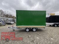 Eduard 2700 KG Multitransporter 356 x 180 - 2.700 kg - 63 cm Ladekante - Rampen und Winde mit Hochplane SP-Line