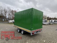 Eduard 2700 KG Multitransporter 356 x 180 - 2.700 kg - 63 cm Ladekante - Rampen und Winde mit Hochplane SP-Line