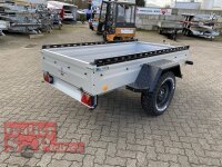 TPV TL-EB3 Offroad - 1300 kg gebremst Kastenanhänger mit 15" Geländebereifung und Reling