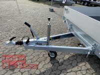 EDUARD 4020 -GD- Hochlader, kippbar, Auffahrklappe, Bordwände 30cm -3000kg- E-Pumpe - Lfh: 63cm -195/50R13