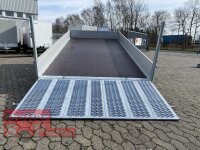 EDUARD 4020 -GD- Hochlader, kippbar, Auffahrklappe, Bordwände 30cm -3000kg- E-Pumpe - Lfh: 63cm -195/50R13