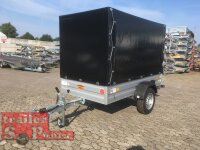 Böckmann TL-AL 2513/15 ALU Tieflader Anhänger - gebremst mit Hochplane SP-Line
