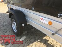 Böckmann TL-AL 2513/15 ALU Tieflader Anhänger - gebremst mit Hochplane SP-Line