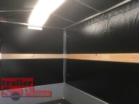 Böckmann TL-AL 2513/15 ALU Tieflader Anhänger - gebremst mit Hochplane SP-Line