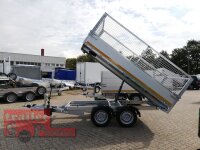 EDUARD 3116 -GD- Heckkipper, Bordwände 30cm -2500kg- H-Pumpe - Lfh: 72cm -165R13 mit 3116 - Laubgitter pendelbar - 70cm hoch