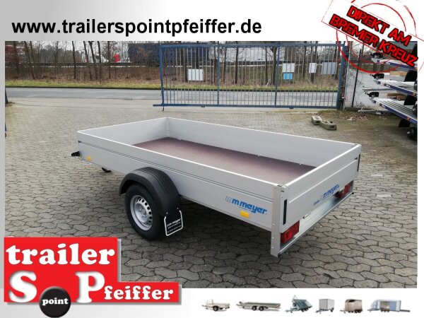WM Meyer B 1330/151  ALU Kastenanhänger Einachser gebremst