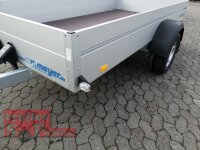 WM Meyer B 1330/126  ALU Kastenanhänger Einachser gebremst