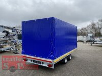 EDUARD 4020 -GD- Hochlader, Bordwände 30cm -2700kg- Lfh: 56cm -195/55R10 mit Hochplane SP-Line