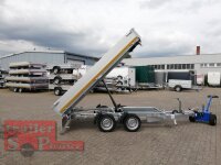 EDUARD 3116 -GD- 3 Seitenkipper, Auffahrschienen, Bordwände 30cm -2700kg- E & H-Pumpe - Lfh: 63cm -195/50R13