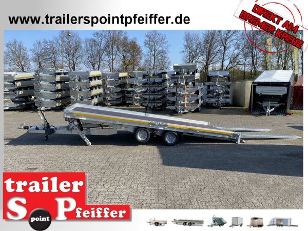 EDUARD 5022 -GD- Hochlader, kippbar, Rampen, Bordwände 10cm -3000kg- H-Pumpe - lfh: 56cm -195/55R10