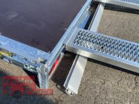 EDUARD 5022 -GD- Hochlader, kippbar, Rampen, Bordwände 10cm -3000kg- H-Pumpe - lfh: 56cm -195/55R10