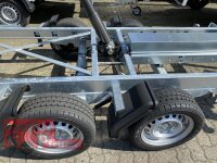 Eduard 2700 KG Heckkipper - Gebremste Doppelachser - 3.1x1.6m - Ladehöhe:63 cm - 195/50R13 - Bordwände 30cm - Elektro Pumpe - Auffahrtschienen - Laubgitter 70 cm