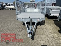 EDUARD 3116 -GD- Heckkipper, Auffahrschienen, Bordwände 30cm -2700kg- E-Pumpe - Lfh: 63cm -195/50R13 mit 3116 - Laubgitter pendelbar - 70cm hoch