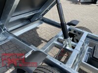 Saris K1 256 150 1500 E Black Edition - 1500 kg Heckkipper - Einachser - gebremst - Bordwände 35 cm - E-Pumpe