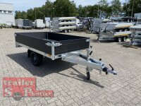 Saris K1 256 150 1500 E Black Edition - 1500 kg Heckkipper - Einachser - gebremst - Bordwände 35 cm - E-Pumpe