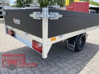 Saris K1 256 150 1500 E Black Edition - 1500 kg Heckkipper - Einachser - gebremst - Bordwände 35 cm - E-Pumpe