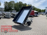 Saris K1 256 150 1500 E Black Edition - 1500 kg Heckkipper - Einachser - gebremst - Bordwände 35 cm - E-Pumpe