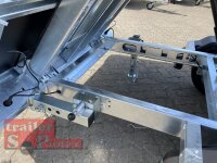 Eduard 1500 KG Rückwärtskipper - Gebremste Einzelachser - 2.6x1.5m - Ladehöhe:63 cm - 195/50R13 - Bordwände 30cm Elektropumpe mit Auffahrrampen und Stützen