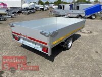 Eduard 1500 KG Rückwärtskipper - Gebremste Einzelachser - 2.6x1.5m - Ladehöhe:63 cm - 195/50R13 - Bordwände 30cm Elektropumpe mit Auffahrrampen und Stützen