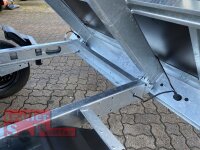 Eduard 2700 KG Heckkipper - Gebremste Doppelachser - 2.6x1.5m - Ladehöhe:72 cm - 185/70R13 - Bordwände 30cm - Hochplane SP-Line