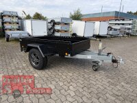 TPV TL-EB3 Offroad SCHWARZ - 1300 kg gebremst Kastenanhänger - Reling - 100 KM/H