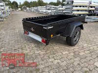 TPV TL-EB3 Offroad SCHWARZ - 1300 kg gebremst Kastenanhänger - Reling - 100 KM/H