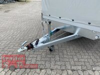 EDUARD 5020 -GD- Hochlader, Bordwände 30cm -2700kg- Lfh: 63cm -195/50R13 mit Hochplane SP-Line Öko Schräge