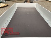 Eduard 1500 KG Hochlader - Gebremste Einzelachser - 2.5x1.45m - Ladehöhe:63 cm - 195/50R13 - Bordwände 30cm Hochplane SP-Line