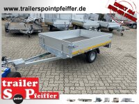 Eduard 750 KG Hochlader - Ungebremste Einzelachser - 2.0x1.45m - Ladehöhe:56 cm - 145/80R10 - Bordwände 30cm