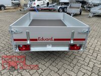 Eduard 750 KG Hochlader - Ungebremste Einzelachser - 2.0x1.45m - Ladehöhe:56 cm - 145/80R10 - Bordwände 30cm