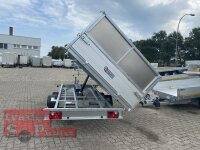 Saris K3 356 184 3500 2 E - 3500 kg 3 Seitenkipper - mit Elektropumpe und Kastenaufsatz - Rampenschacht