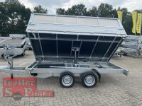 Saris K3 356 184 3500 2 E - 3500 kg 3 Seitenkipper - mit Elektropumpe und Kastenaufsatz - Rampenschacht